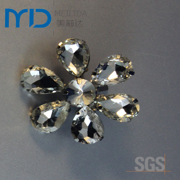 Handmade Beads Whith Rhinestone Shoe Buckle for Lady Shoe