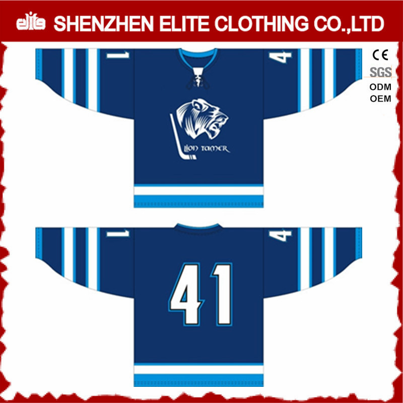 Goalie Cut Sublimation Ice Hockey Jersey Custom
