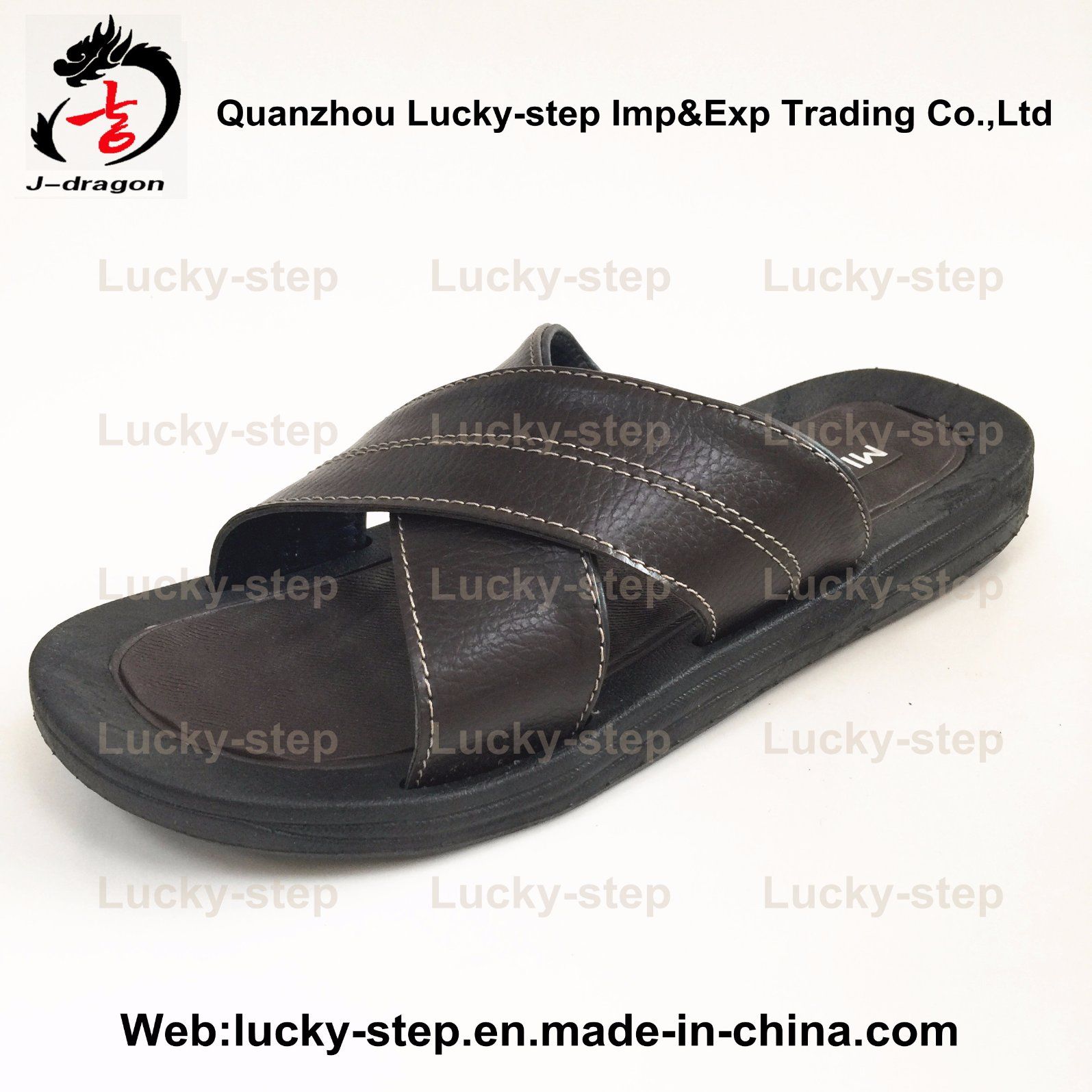 Comfortable PU Upper Men Slippers