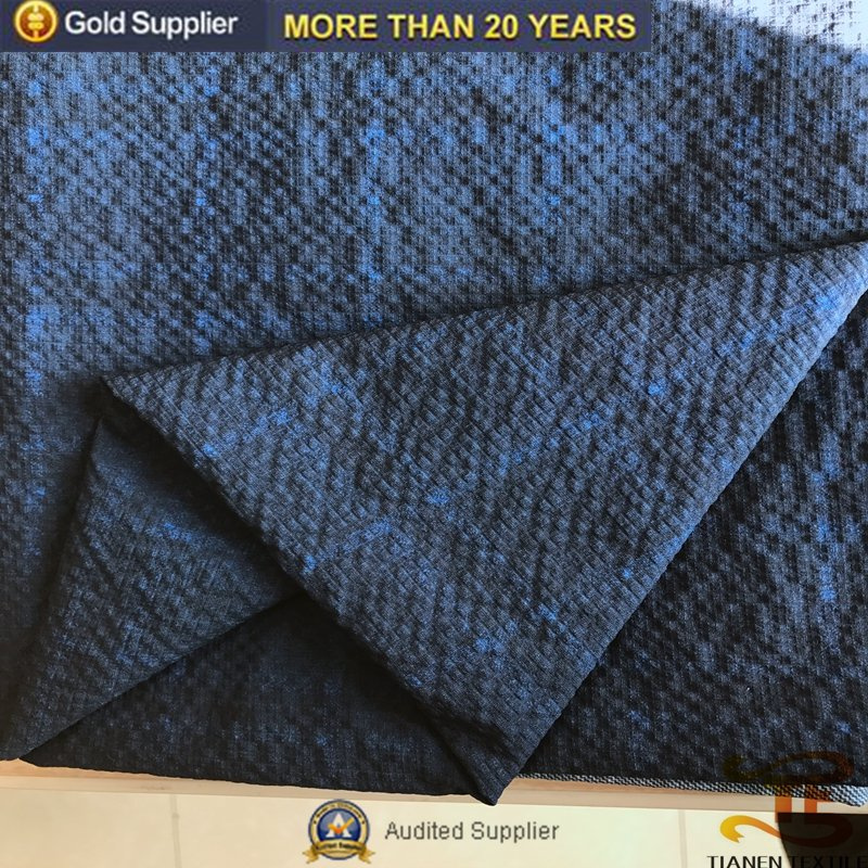 100% Polyester Printing Bubble Fabric for Men's Suits and Jackets