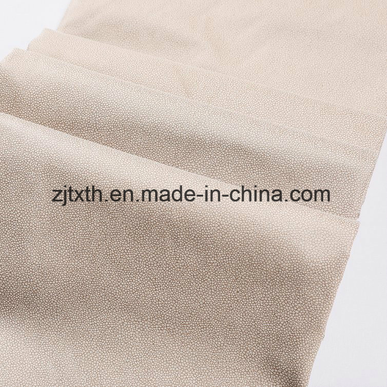 2018 New Style Upholstery Textile and Suede Leather Fabric