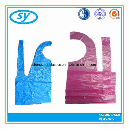 Kitchen Plastic PE Aprons for Adults
