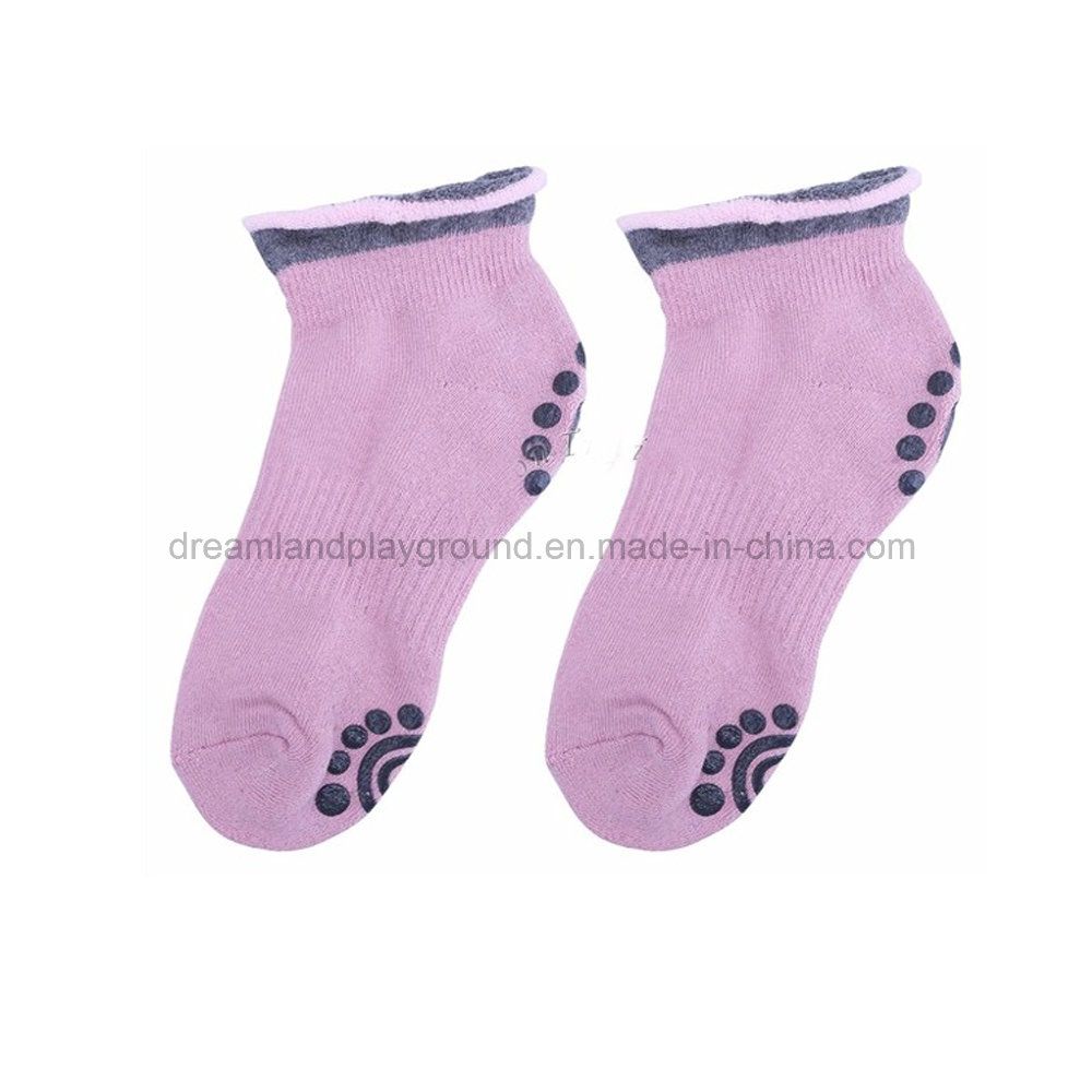 Eco-Friendly Custom Trampoline Non-Slip Grip Socks