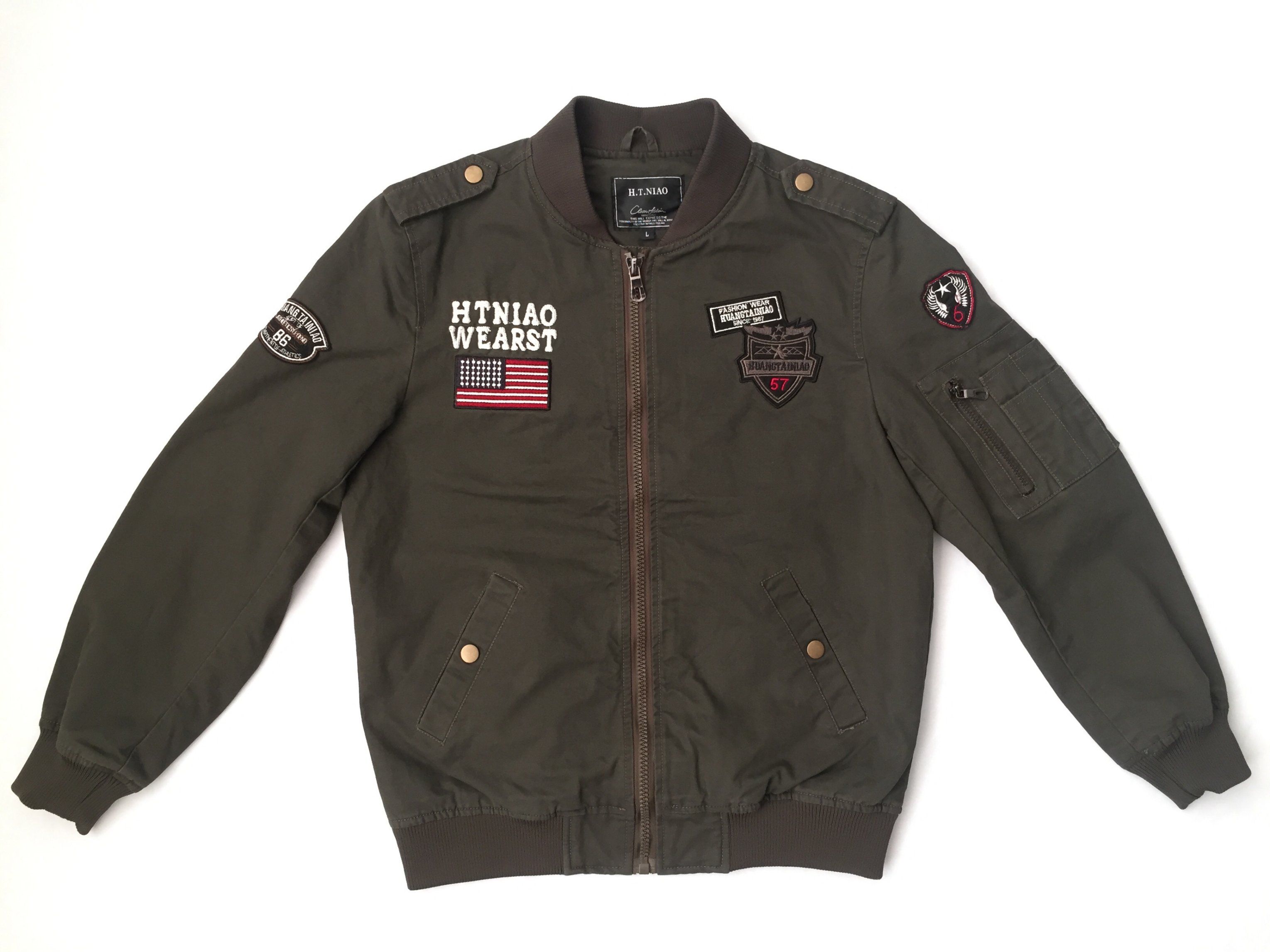 Cotton Men's Jackets for Spring or Autumn