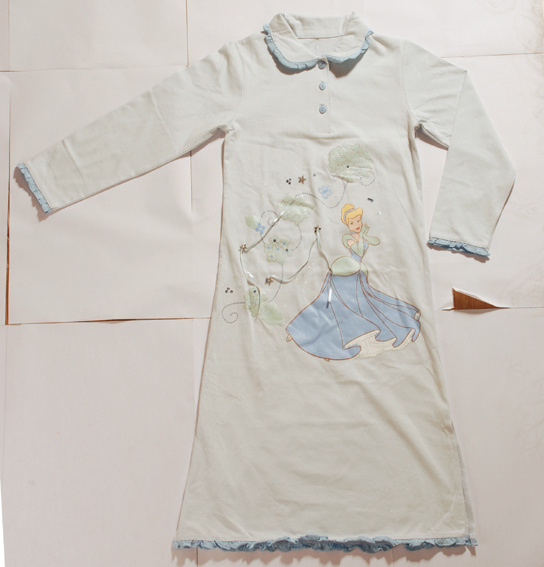 CVC Single Jersey Night Gown with Screen Print