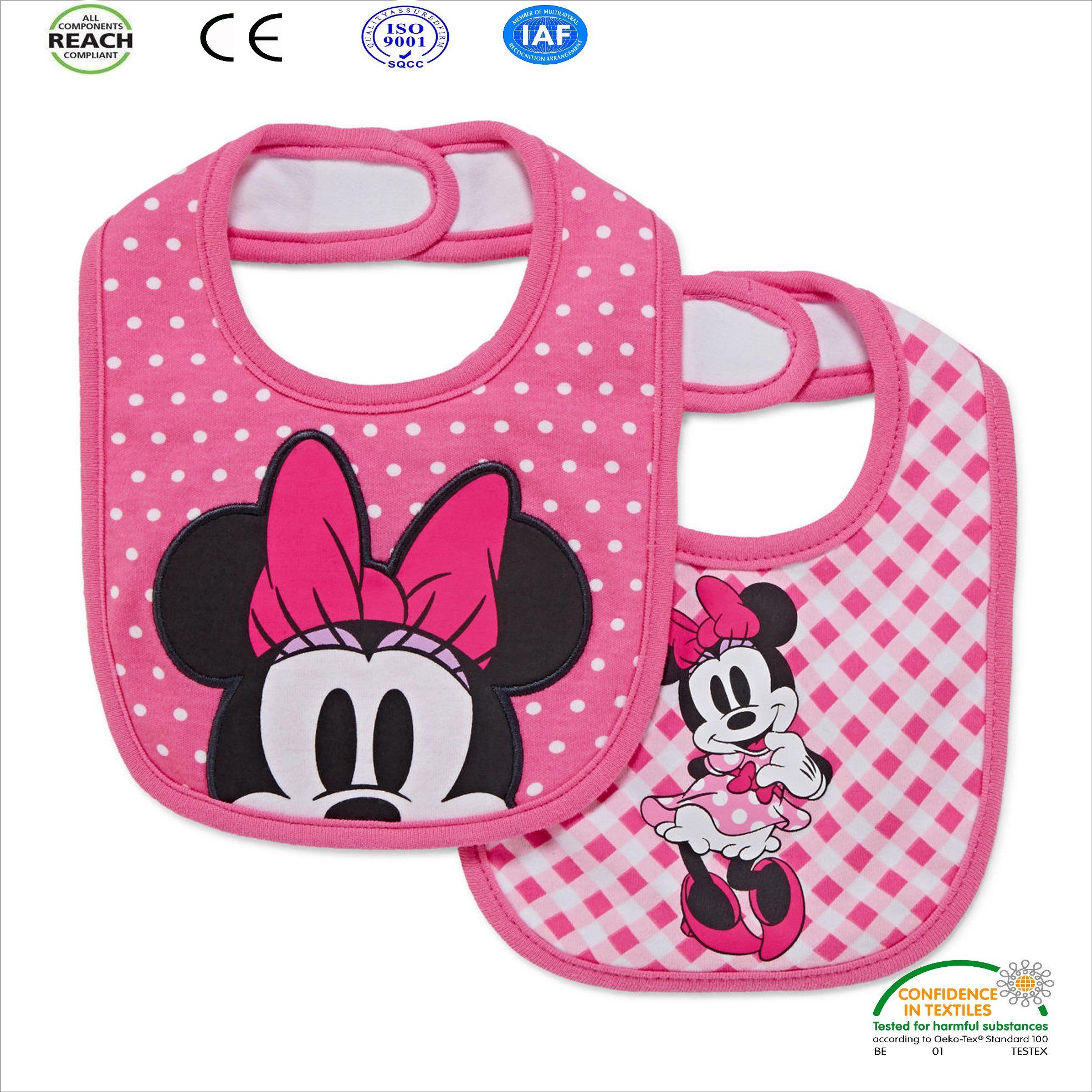 Micky Mouse Printing Popular Baby Bib