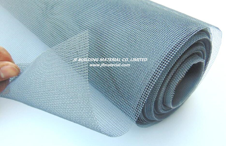 Gray Color Lace Screen120G/M2 18X16 Mesh Good Quality Invisible Window Screen