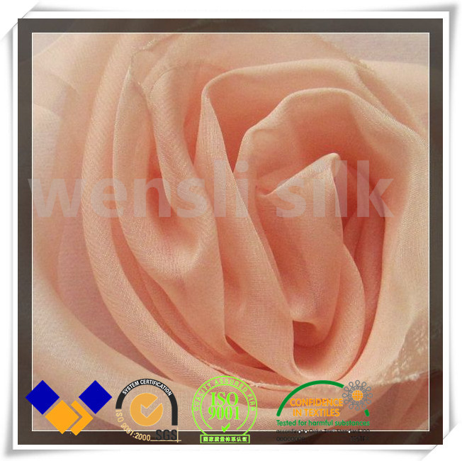 Natural Silk Fabric with Chiffon Style for Sleepwear