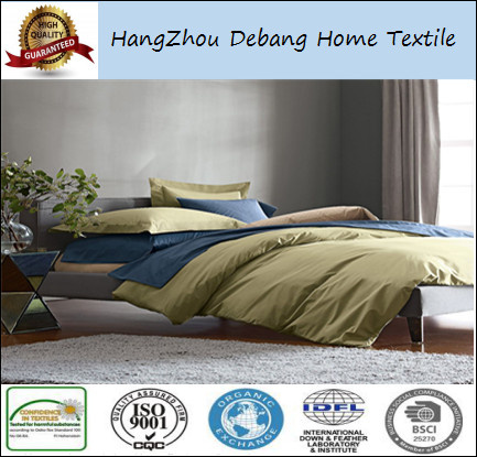 High Quality Solid Color Double Brushed Microfiber Fabrics Bedding Sheet Sets