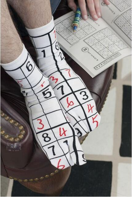 Sudoku Tabi Dress Sock