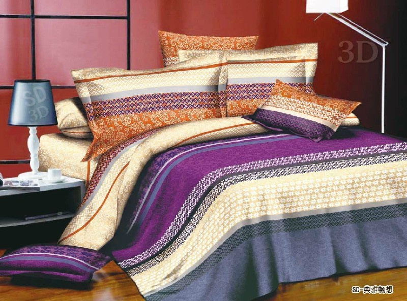 Custom Printing Queen Size 3D Bedding Set