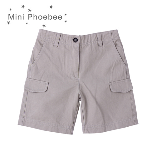 Phoebee Cargo Shorts for Boys with Elastic Waist