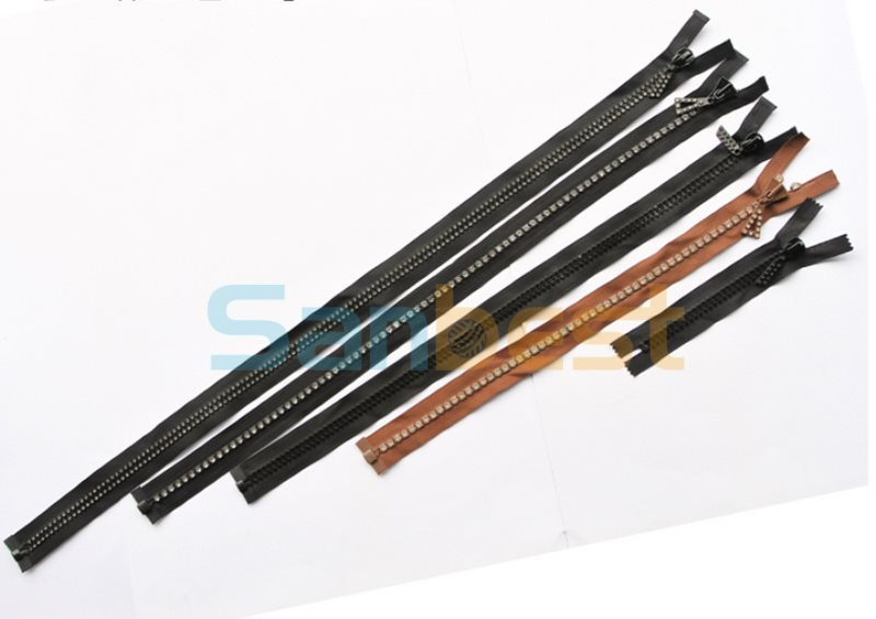 Resin Diamond Zippers with Different Length