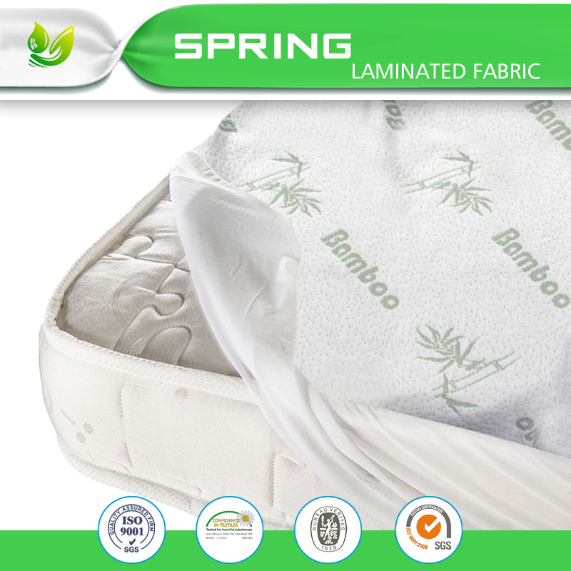 Fitted Crib Sheet, Hypoallergenic Natural Bamboo with Waterproof Liner