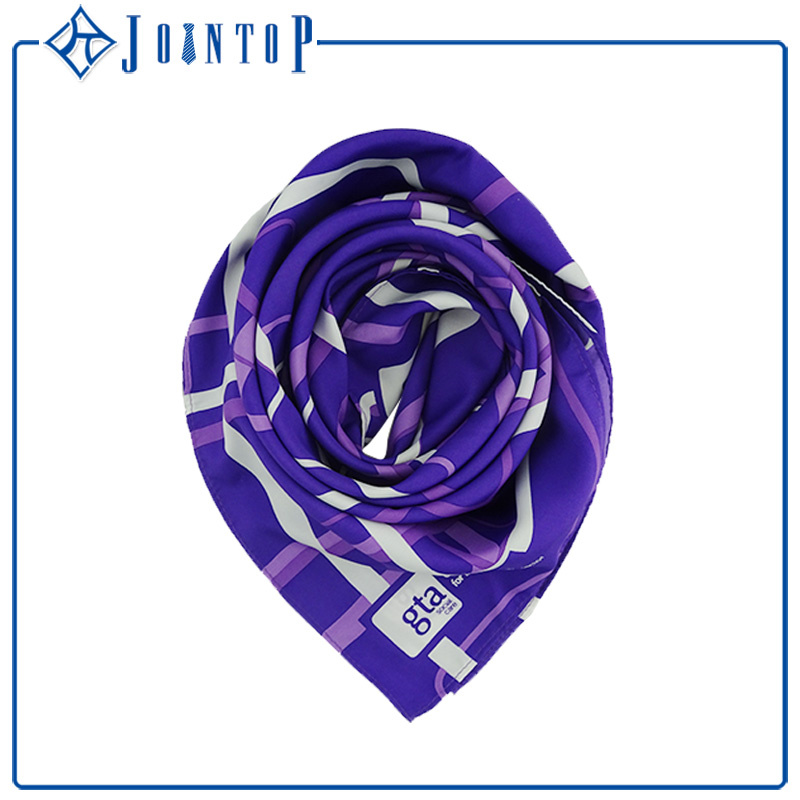 Unique Floral Smoothness Triangle 100% Silk Lady Scarf