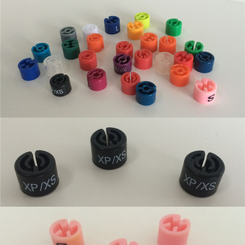 Plastic Custom Letter Printed Hanger Size Dividers Round