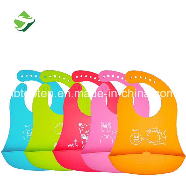 Waterproof Silicone Baby Bibs for Toddlers Babies