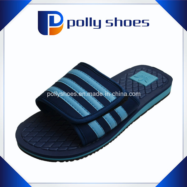 Mens Slipper Hook & Loop Shower Mule Sandals