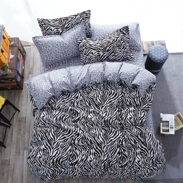 Leopard Printed Soft and Warm Winter Bedding Set