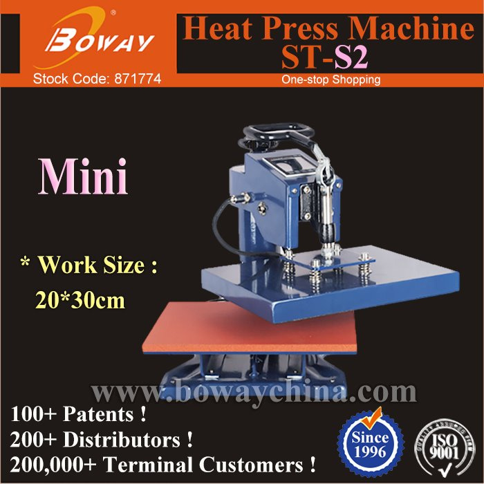 St-S2 Shaking Head Heat Transfer Press Women Men Custom Football Tshirt Printing Machine T-Shirt