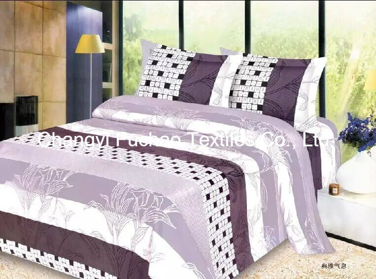 Poly/Cotton Bedding Set with Low Price T/C 65/35