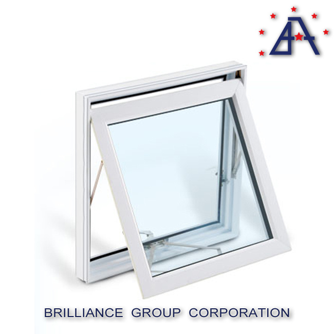 Aluminum Awning Window with Double Tempered Glass
