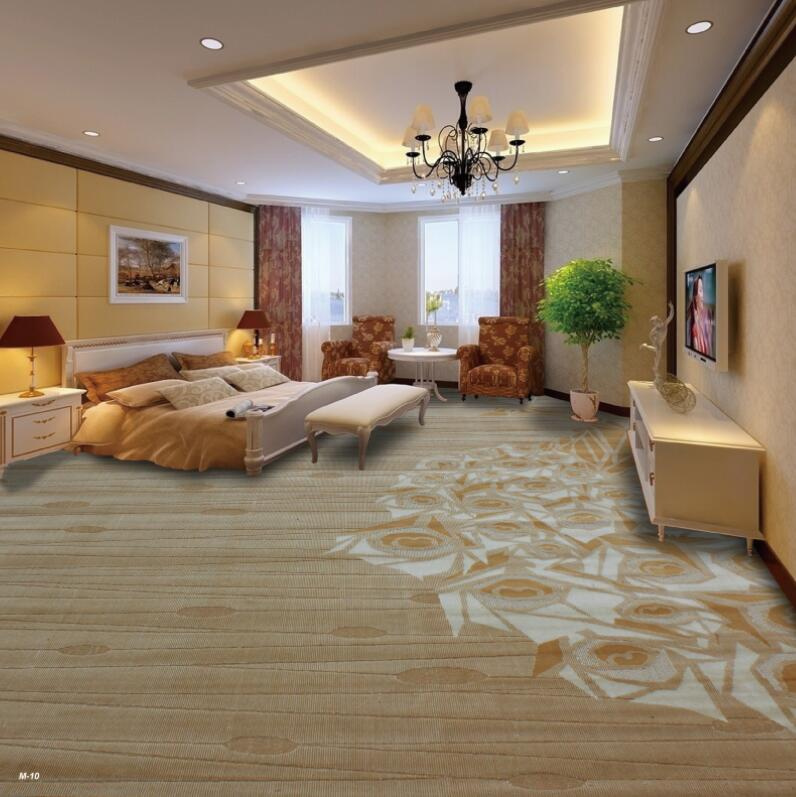 Customized-M10 Rolled 1/8 Cut &. Loop Pile Full Width Repeat Nylon PA6 Carpet