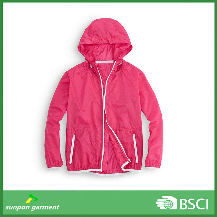 Light Soft and Foldable Packable Winderbreaker Jacket