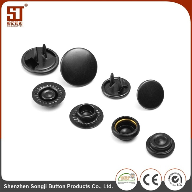 Monocolor Round Individual Metal Snap Button