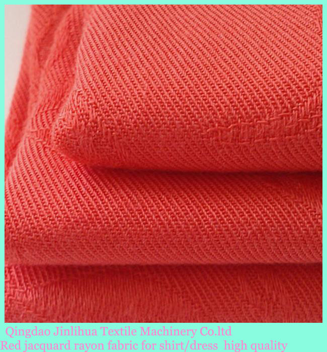 Jacquard Rayon Fabric Textile Fabric for Women Shirt