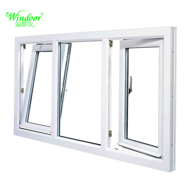 New Design Double Glazing PVC Awning Window