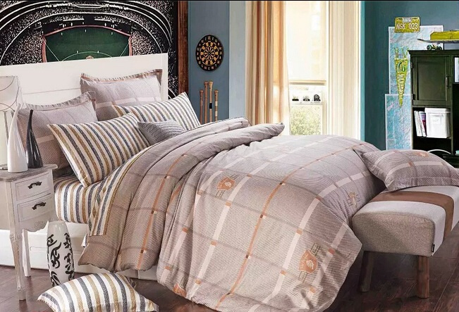 100%Cotton Elgant Printing Bedding Set (T12)