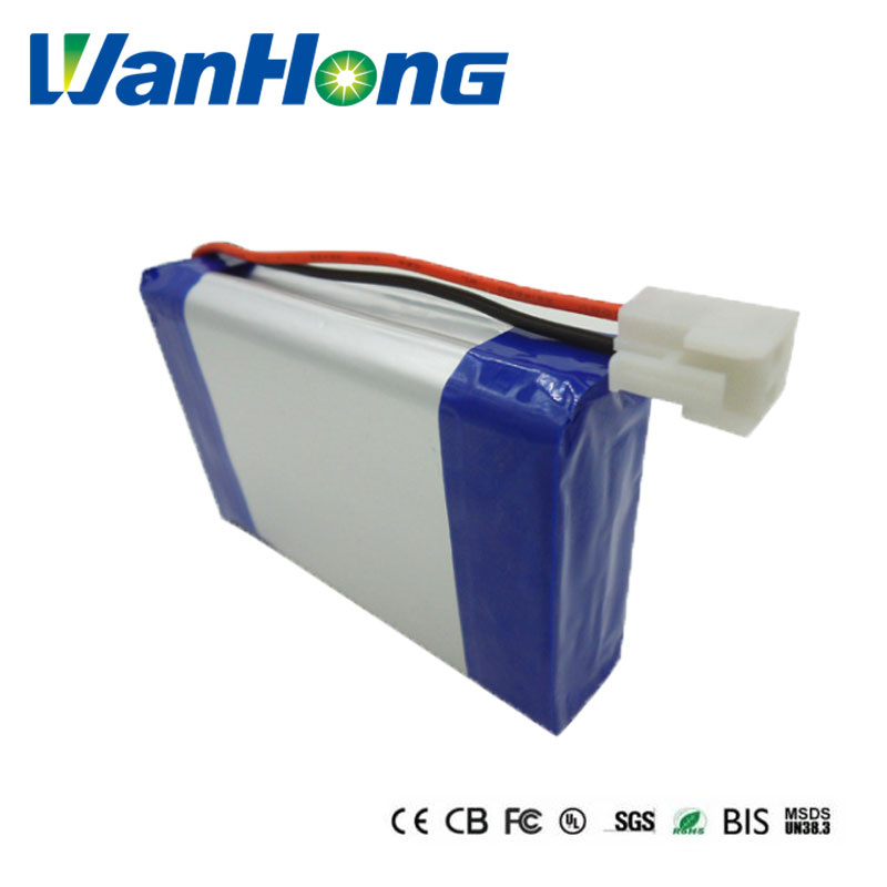 105080pl 10000mAh 3.7V Lipolymer Battery for Test System