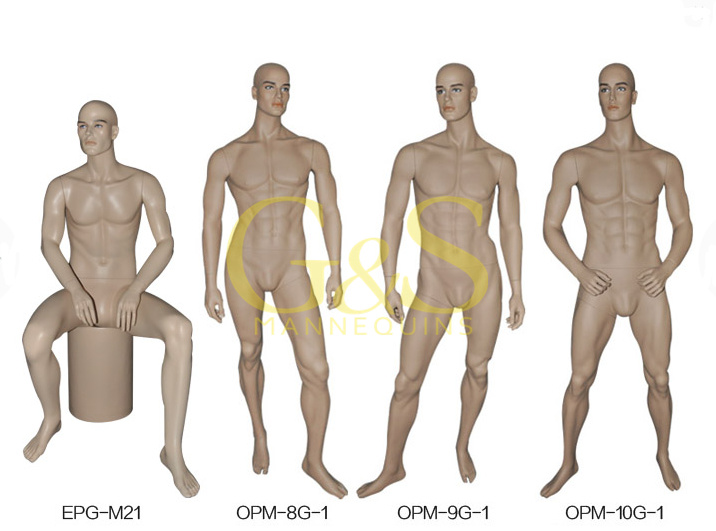 Factory Directly Sale FRP Fashion New Design Male Fiberglass Mannequins (GS-HF-042)