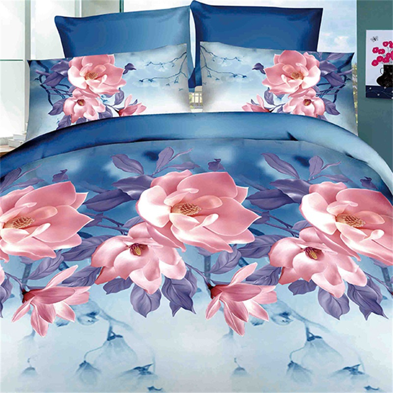 Reactive Printed Cotton Four-Set Bedding Sets