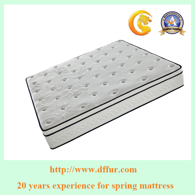 Latex Pocketed Spring Gel Memory Foam Mattress for 5 Stars Hotel