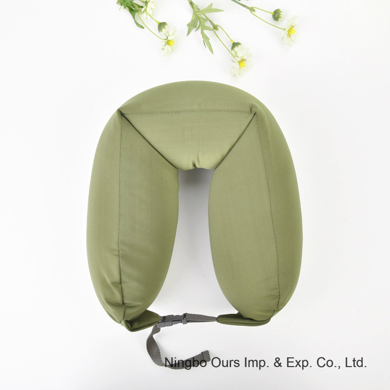 Traveling Unprinted Foam Particle U - Type Pillow