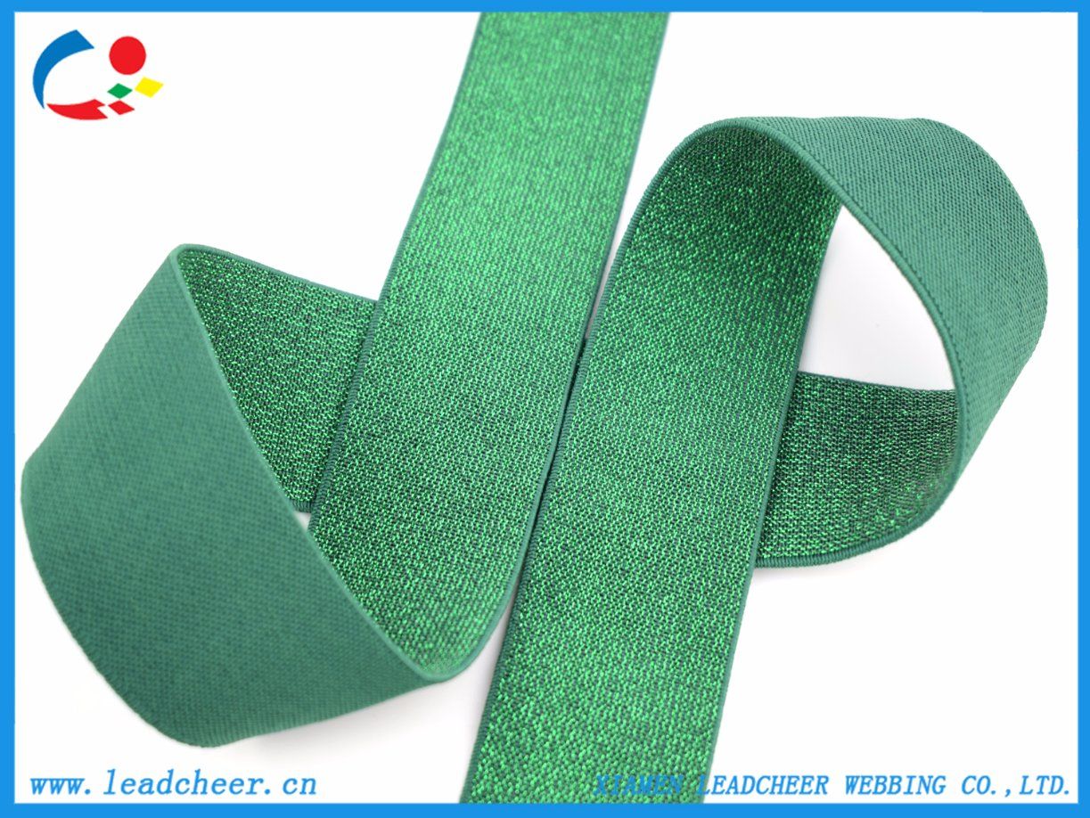 High Tenacity Green Customized Polyester Elastic Webbing for Garments