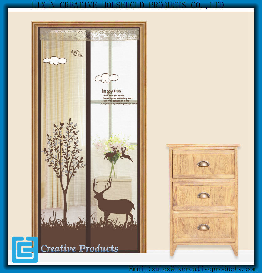 2017 Magnetic Curtain for Front Door Screen Curtains Door Screen Curtain