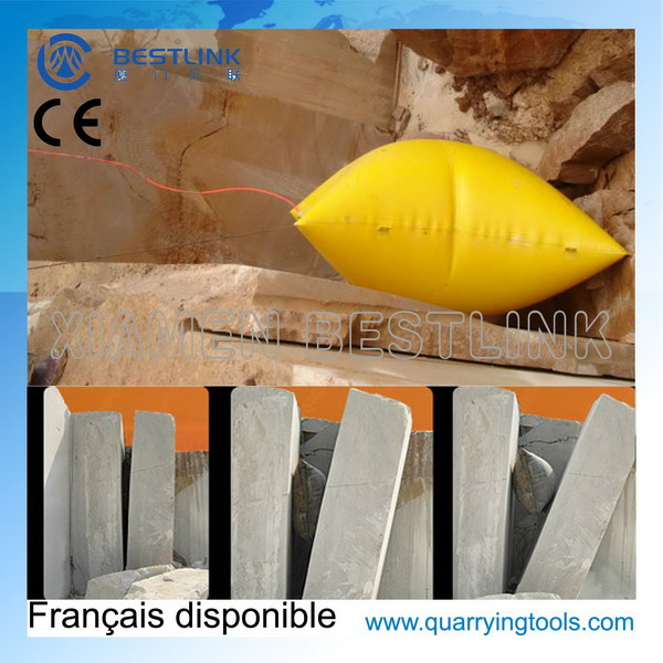 Durable Inflatable Polymer Air Push Cushion for Stone Quarry