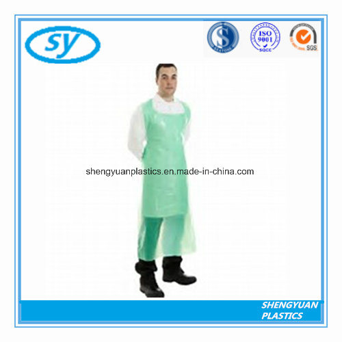 Colorful Disposable Kitchen PE Apron on Roll