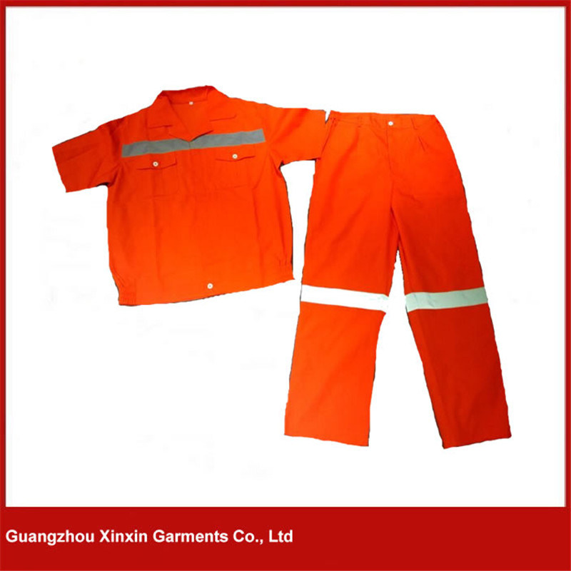 Guangzhou Factory Custom Design Fashion Safety Work Uniform (W44)