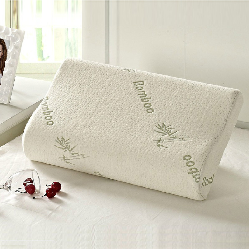 Bamboo Sleep Premium Bamboo Memory Foam Pillow with Washable Bamboo Cover