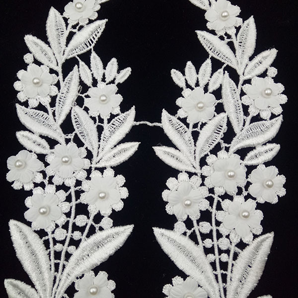 2018 Fashion Handcrafted Crochet Embroidery Lace Applique for Garment Fabric