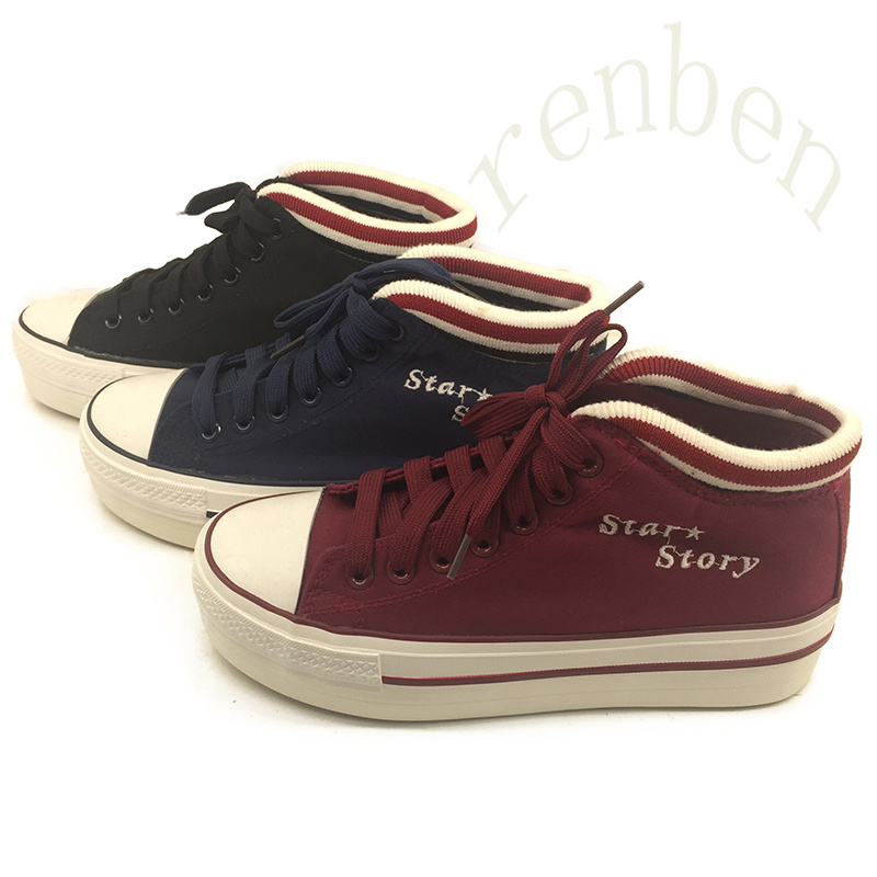 2017 New Style Women's Vulacanized Casual Canvas Shoes