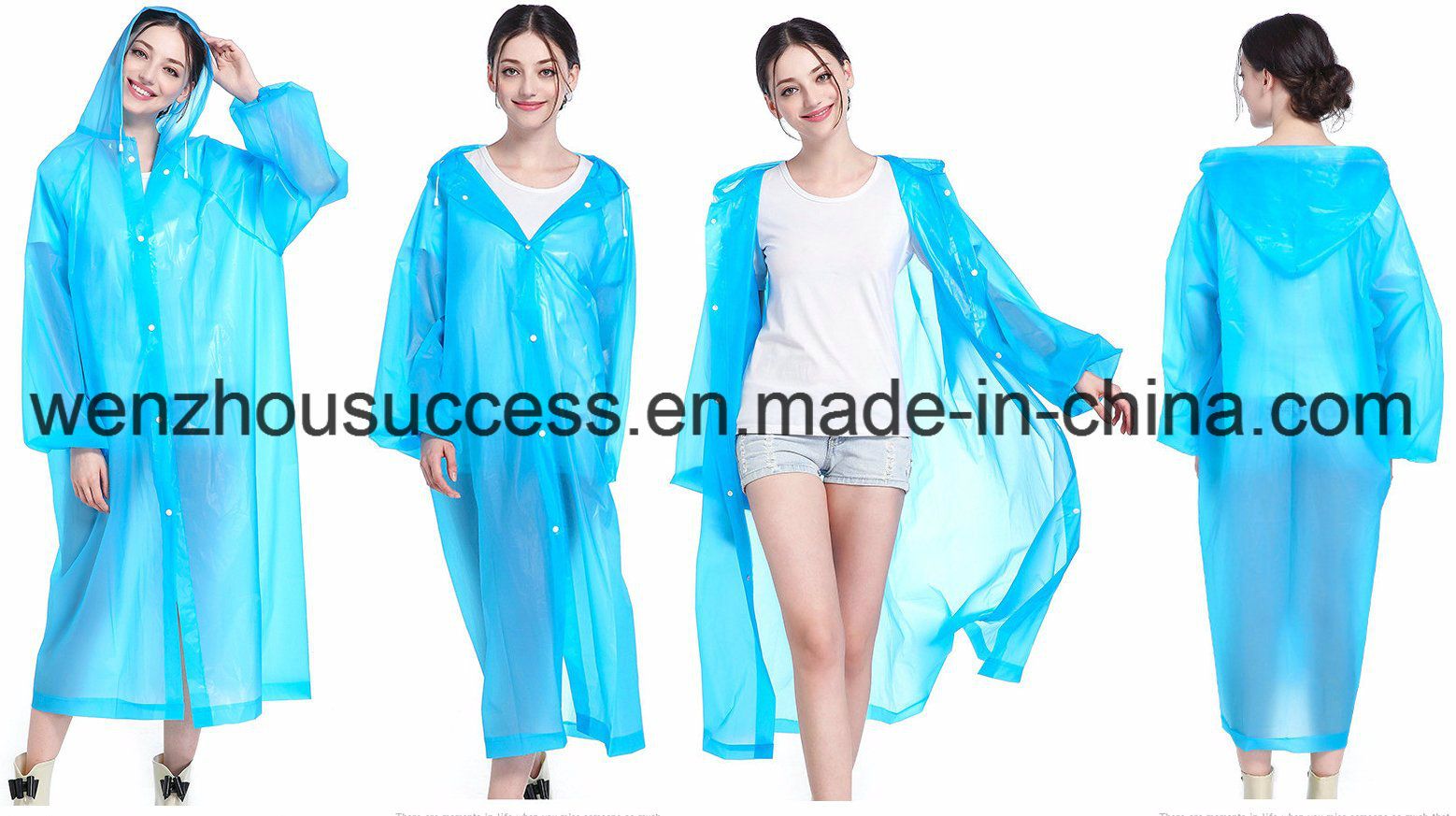 Custom Promotional Functional PVC Rain Poncho