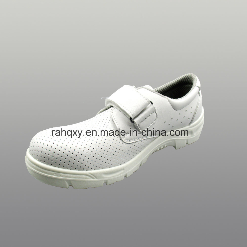 Professional White Micro Fiber Nurse Safety Shoes (HQ01030)