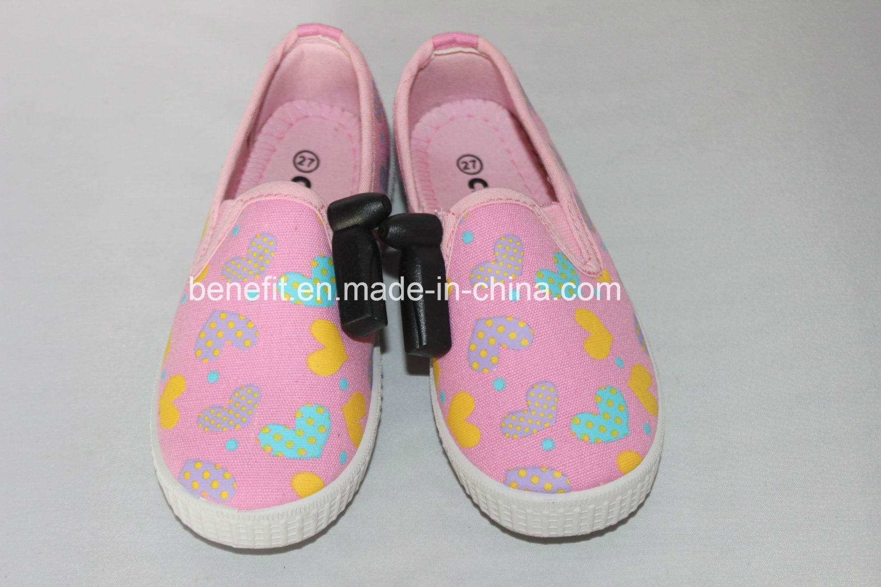 Gilr's Canvas Shoes with Beautiful Upper