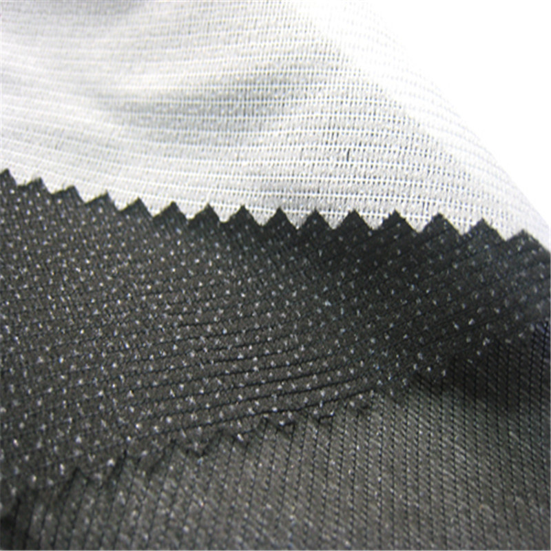 Woven Tricot Interlining Fabric of Pure Cotton Warp Knitted Elastic