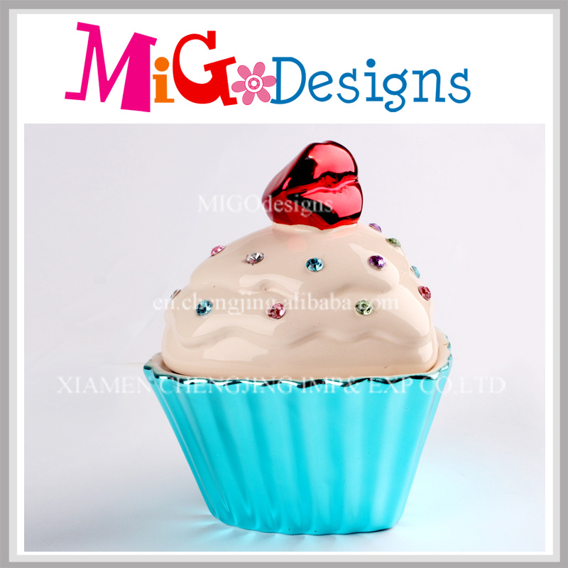 High Quality Ceramic Crafts with Hand-Printing Piggy Bank